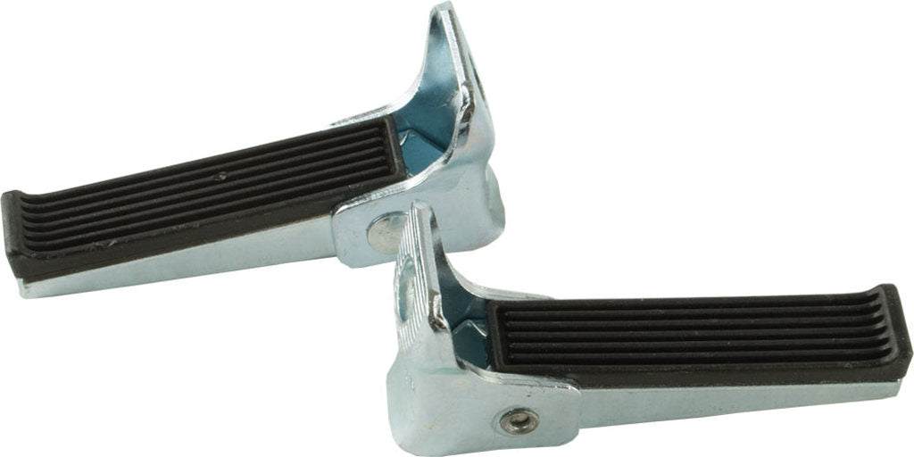 Voetsteun Bobike 1118 - Achter Zilver/Zwart - Per Stel Voetsteun Bobike 1118 - Achter Zilver/Zwart - Per Stel